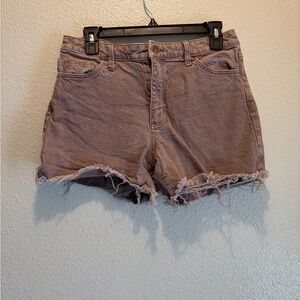 Universal Thread Frayed Hem Vintage Midi Jean Shorts Size 6